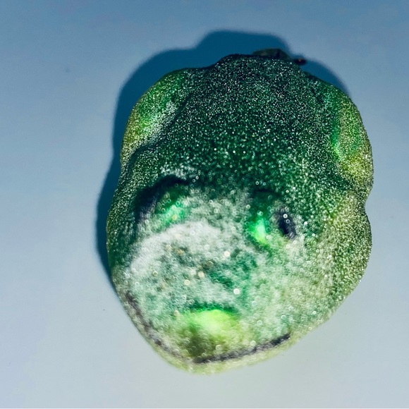 Authentic Star Topped Inge-Glas German Made Christmas Ornament Frog. - Picture 2 of 6